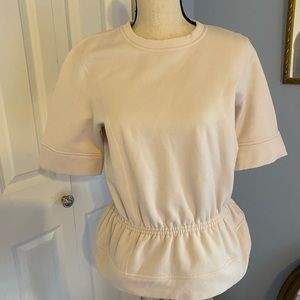 Lululemon pale pink short sleeve sweatshirt